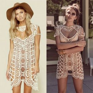For Love and Lemons Barcelona Crochet Dress